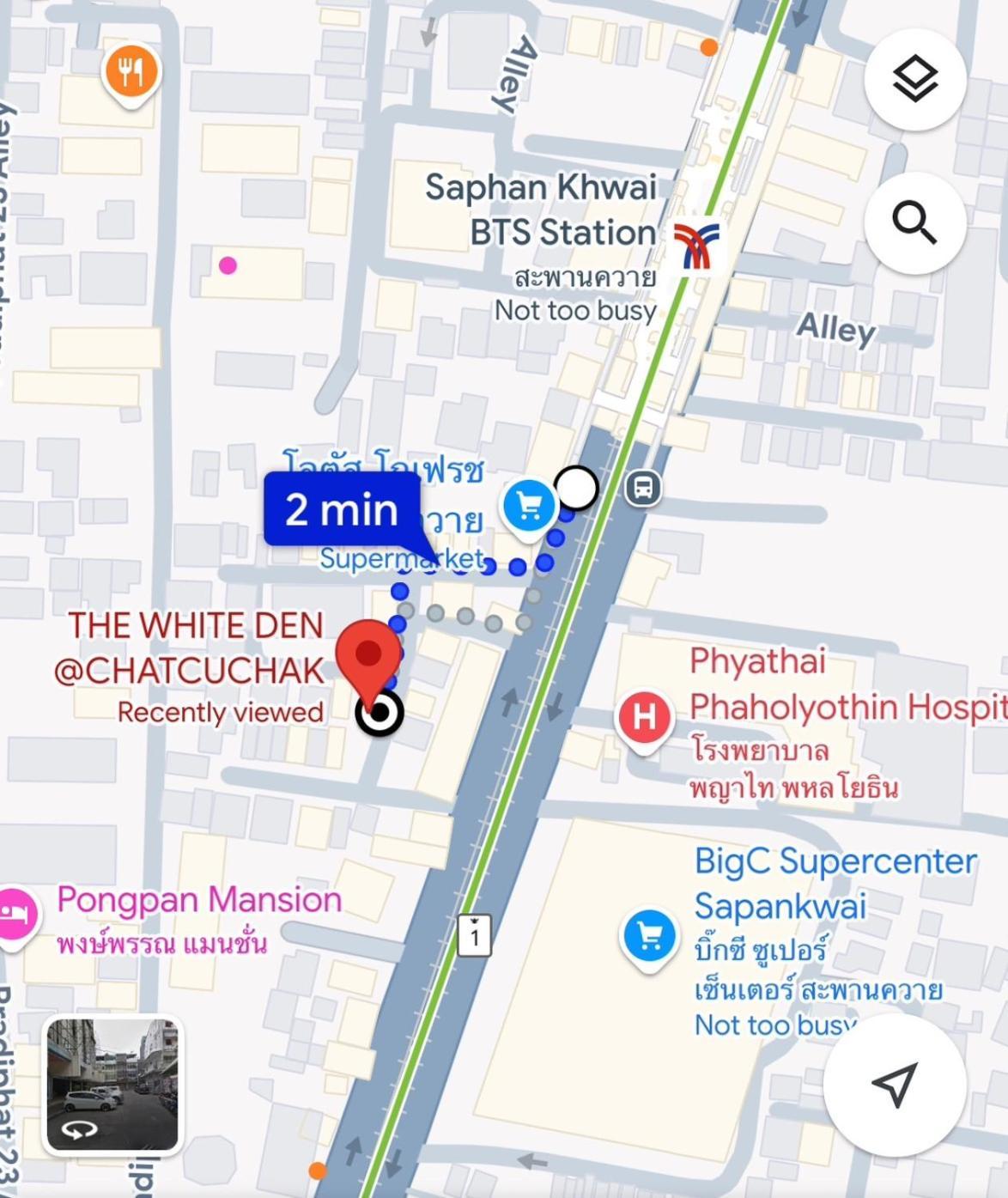 The White Den Chatuchak Бангкок Экстерьер фото